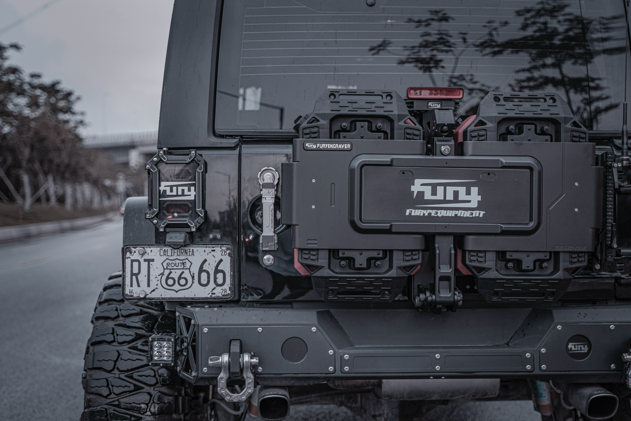 FuryGravity JK/JL TAILGATE EQUIPMENT INTEGRATED MODULE,GEN 1.0 - Storage & Organization - DW-JW-FG-2310-06