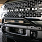 DV8 Offroad 2021-2022 Ford Bronco (Not For Factory Plastic Bumper) Factory Bumper Bull Bar - Black