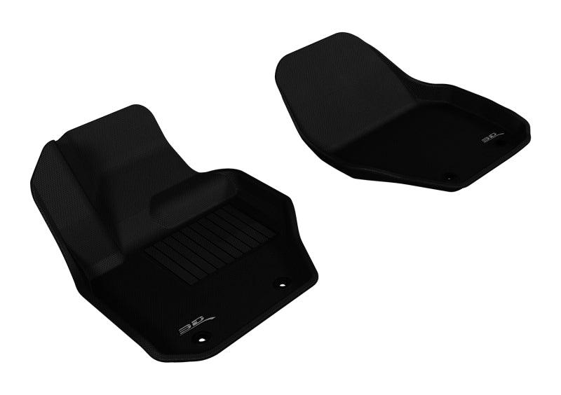 3D MAXpider 2010-2018 Volvo XC60/S60/V60 Kagu 1st Row Floormat - Black | Too Fast Autoparts | Order Online