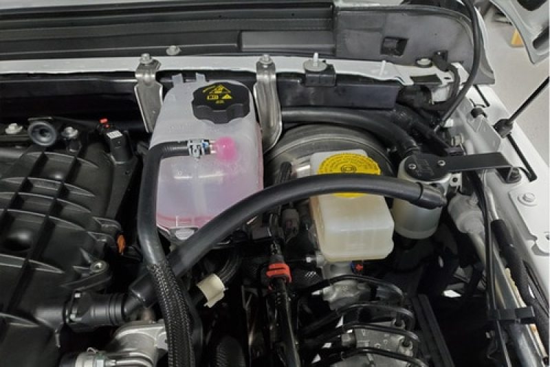 J&amp;L 18-25 Jeep Wrangler JL 3.6L Driver Side Oil Separator 3.0 - Clear Anodized