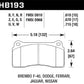 Hawk 09-11 Nissan GT-R HPS Street Rear Brake Pads