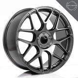 OPE Wheels SPYDER Style With TEXTURE CARBON Finish | Size - 19x8.5 | PCD - 5x112 | Offset - 25 | Bore - 66.6