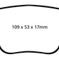 EBC 10-13 Audi A3 2.0 Turbo (Bosch rear caliper) Redstuff Rear Brake Pads