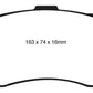 EBC 08-10 BMW 135 3.0 Twin Turbo Redstuff Front Brake Pads