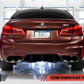 AWE Tuning 18-19 BMW F90 M5 SwitchPatch Cat-Back Exhaust- Black Diamond Tips