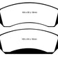 EBC 09-14 Cadillac Escalade 6.0 Hybrid Greenstuff Front Brake Pads