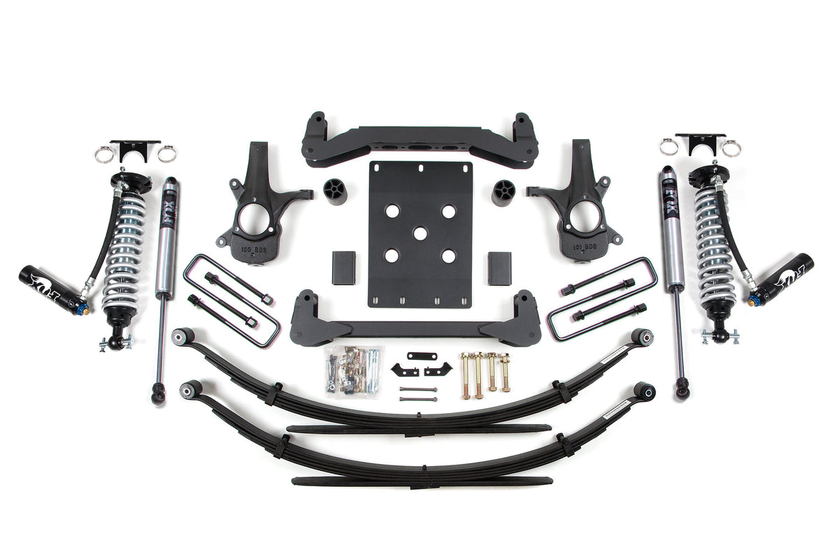 4 Inch Lift Kit | FOX 2.5 Coil-Over | Chevy Silverado or GMC Sierra 1500 (07-13) 2WD