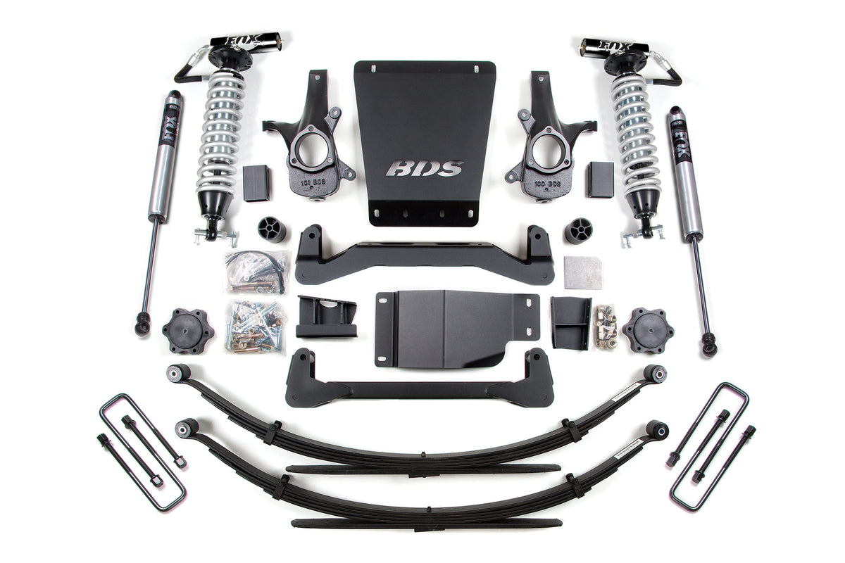 4 Inch Lift Kit | FOX 2.5 Coil-Over | Chevy Silverado or GMC Sierra 1500 (07-13) 4WD