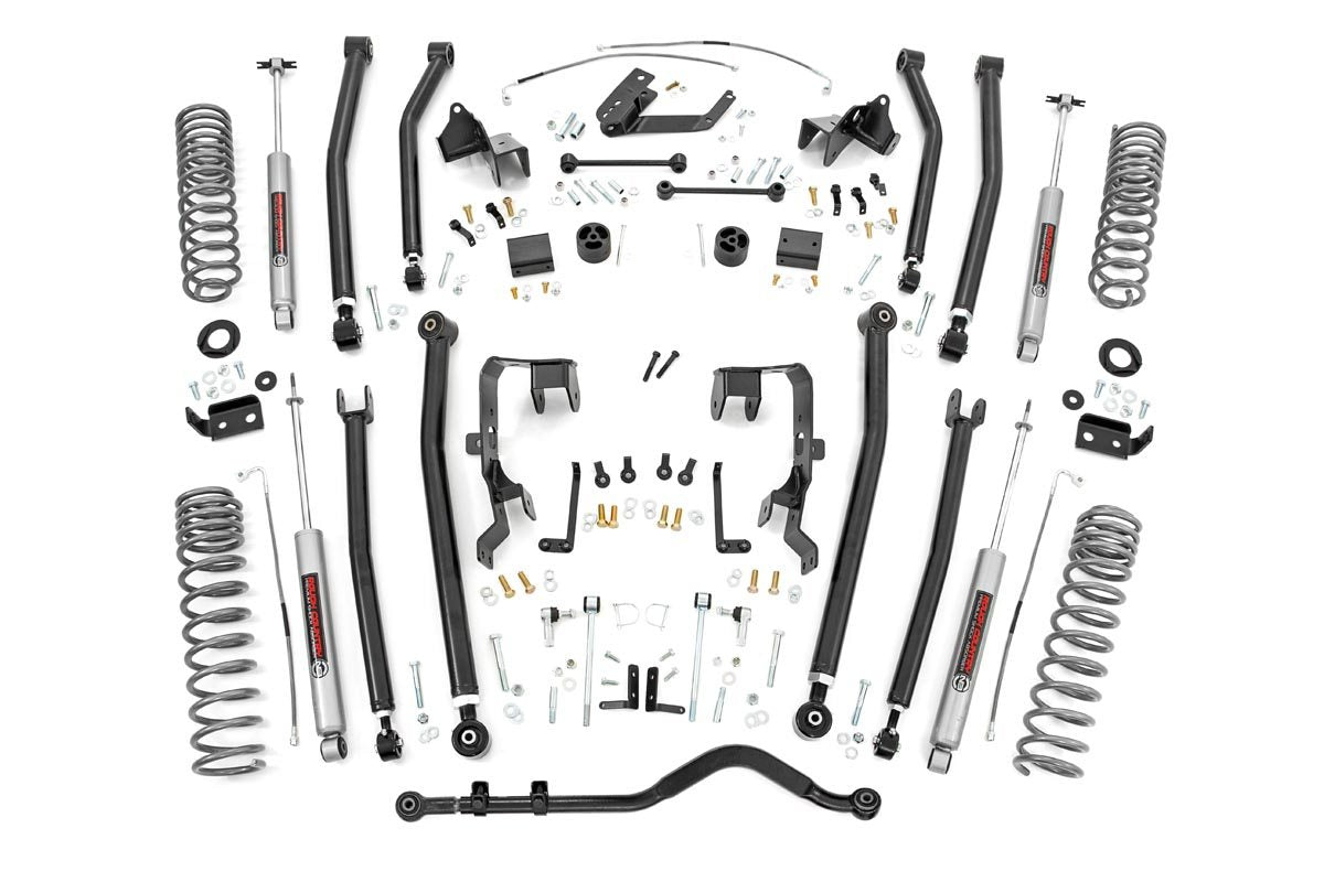 4 Inch Lift Kit | Long Arm | 2 Door | Jeep Wrangler JK 4WD (07-11)