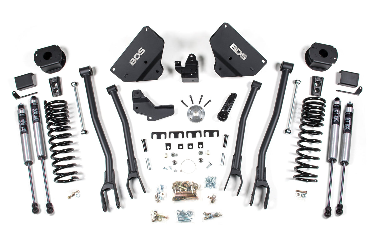 4 Inch Lift Kit w/ 4-Link | Ram 2500 w/ Rear Air Ride (14-18) 4WD | Diesel