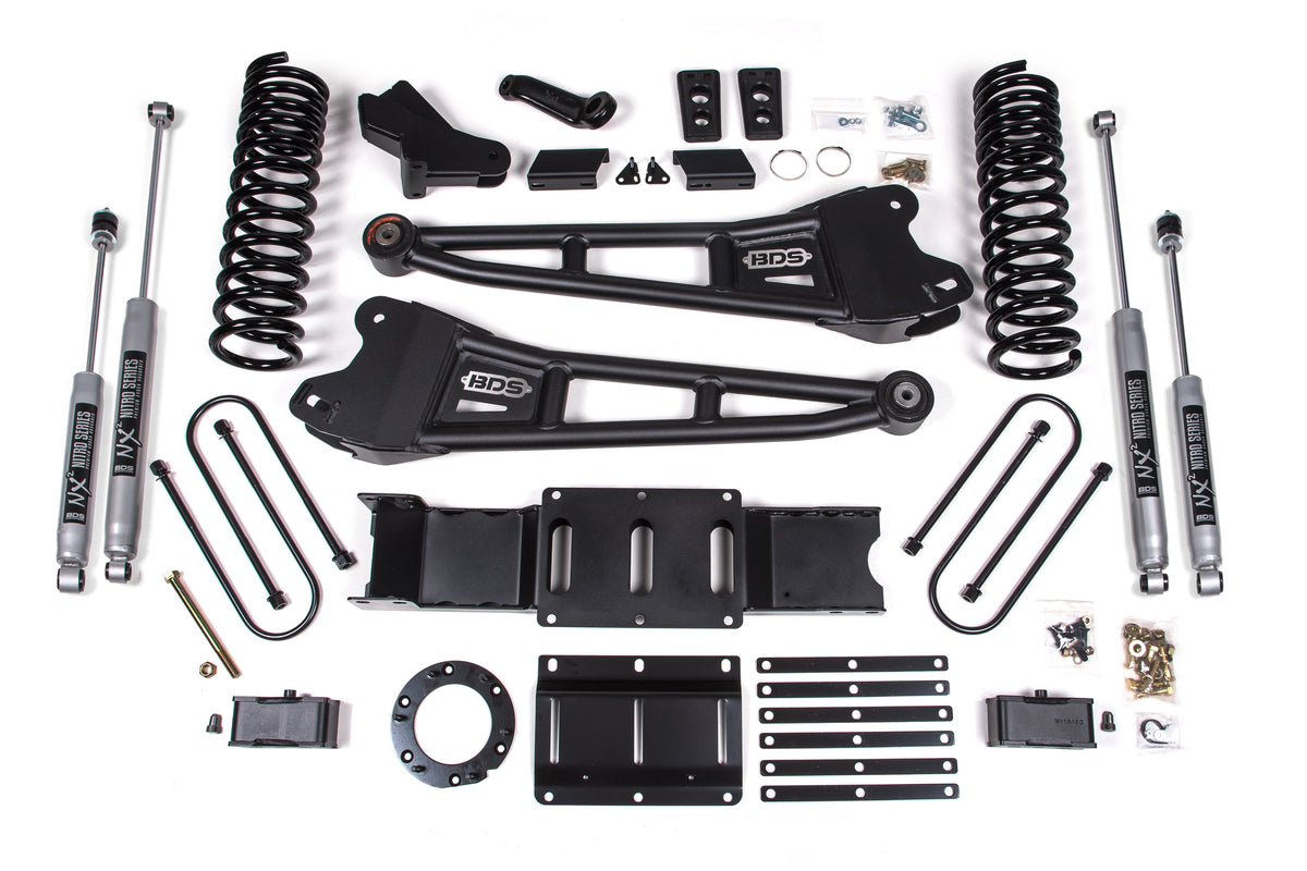 4 Inch Lift Kit w/ Radius Arm | Ram 3500 (19-24) 4WD | Gas