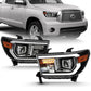 ANZO 2007-2014 Toyota Tundra Projector Light Bar H.L Black Amber(Led High Beam) (Halogen Version) | Too Fast Autoparts | Order Online | Canada & USA Shipping