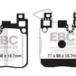 EBC 14-18 BMW M3 3.0 Twin Turbo (F80) Redstuff Rear Brake Pads