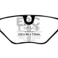 EBC 98-02 BMW Z3 3.2 (M-Coupe) Greenstuff Rear Brake Pads
