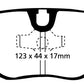 EBC 92-95 BMW M3 3.0 (E36) Bluestuff Rear Brake Pads
