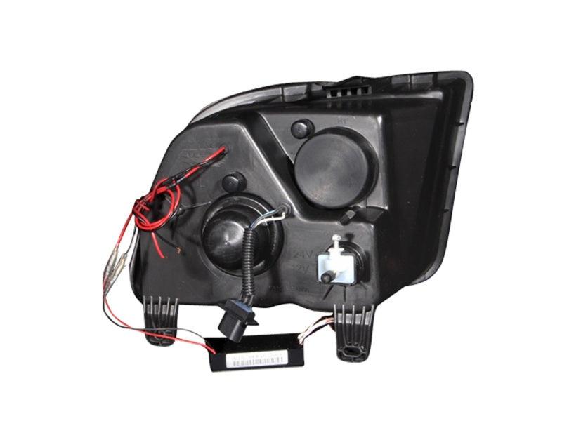 ANZO 2005-2009 Ford Mustang Projector Headlights w/ Halo Black | Too Fast Autoparts | Order Online | Canada & USA Shipping