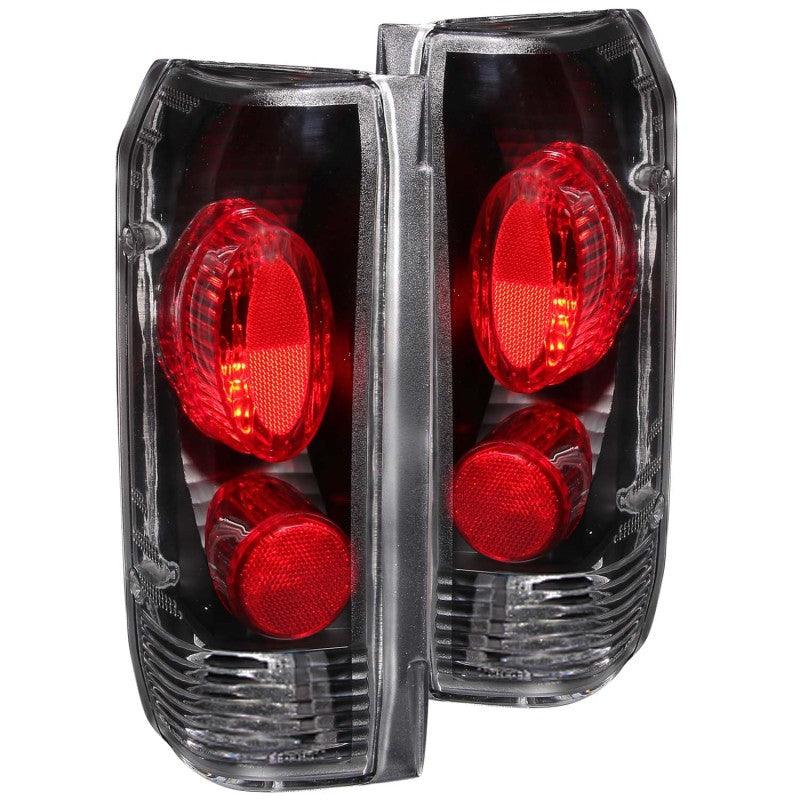 ANZO 1989-1996 Ford F-150 Taillights Black | Too Fast Autoparts | Order Online | Canada & USA Shipping