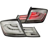 ANZO 2013-2015 Honda Civic (excludes hybrid) LED Taillights Chrome | Too Fast Autoparts | Order Online | Canada & USA Shipping