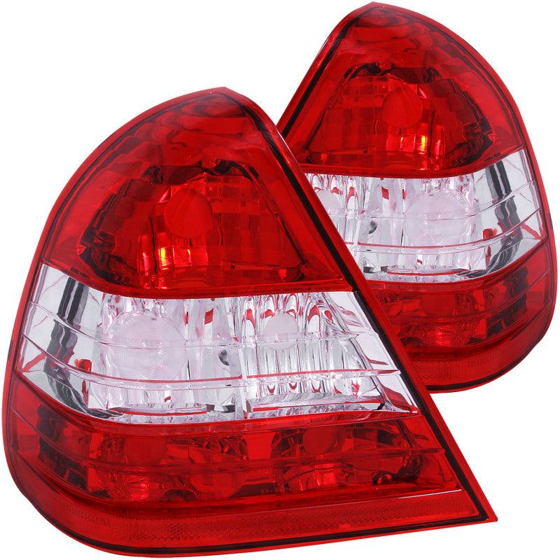 ANZO 1994-2000 Mercedes Benz C Class W202 Taillights Red/Clear | Too Fast Autoparts | Order Online | Canada & USA Shipping