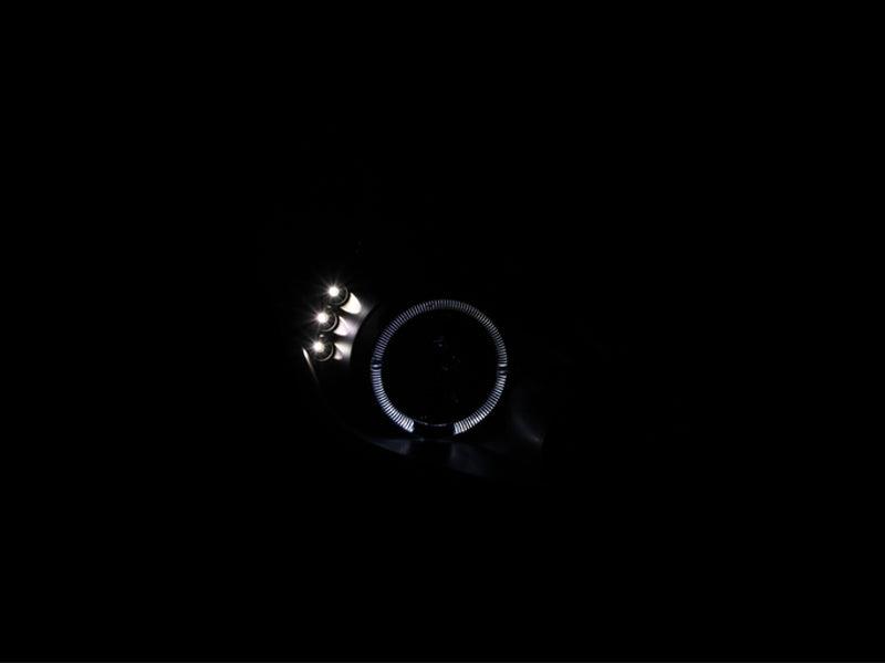 ANZO 2000-2005 Toyota Celica Projector Headlights w/ Halo Black | Too Fast Autoparts | Order Online | Canada & USA Shipping