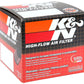 K&N Univ Clamp-On Air Filter - 1-3/4in FLG O/S 4in X 3in B 3in X 2in T 2-3/4inH OVAL