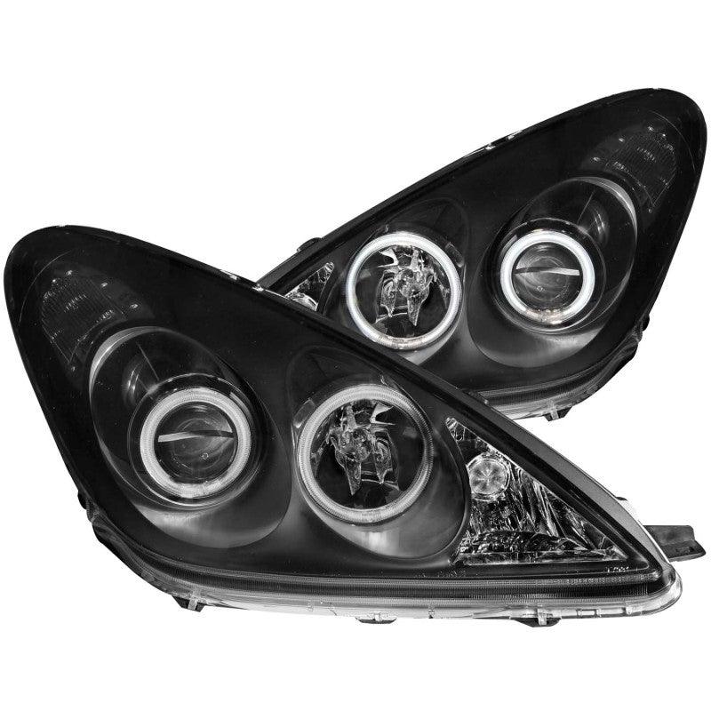 ANZO 2002-2003 Lexus Es300 Projector Headlights w/ Halo Black | Too Fast Autoparts | Order Online | Canada & USA Shipping