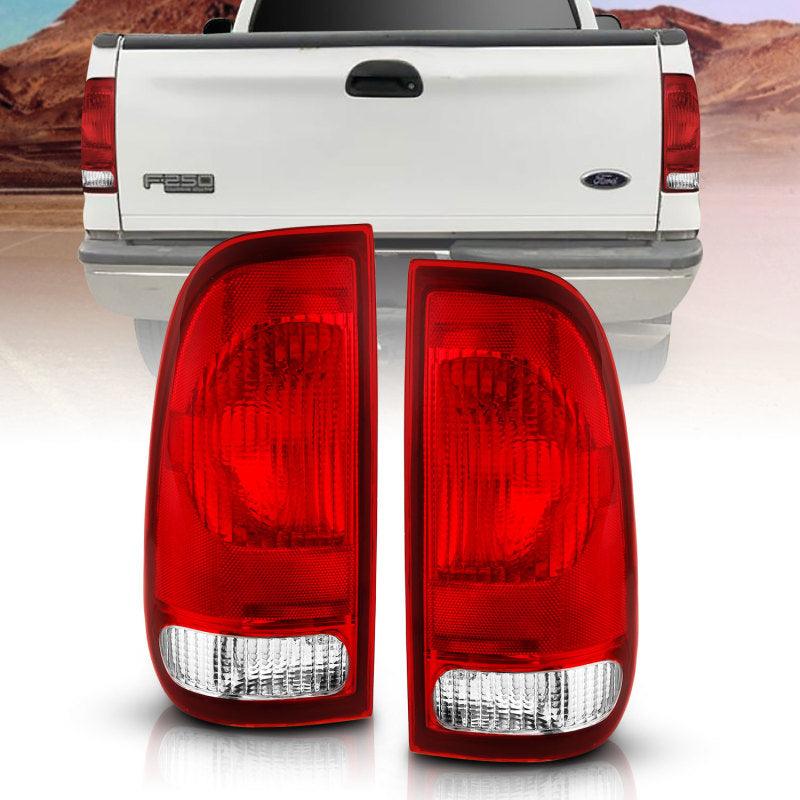 ANZO 1997-2003 Ford F-150 Taillight Red/Clear Lens (OE Replacement) | Too Fast Autoparts | Order Online | Canada & USA Shipping