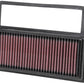 K&N 2008-2013 Fiat Abarth 1.4L Turbo Replacement Drop In Air Filter