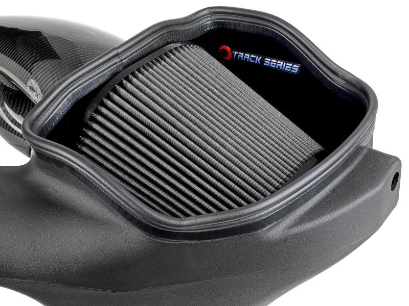 aFe 17-20 Ford F-150/Raptor Track Series Carbon Fiber Cold Air Intake System With Pro DRY S Filters | Too Fast Autoparts | Order Online