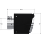 MBRP Universal Carbon Fiber Tip 2.5in ID / 5in OD Out / 6.5in Length Angle Cut Dual Wall