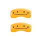 MGP 4 Caliper Covers Engraved Front & Rear C5/Corvette Yellow finish black ch