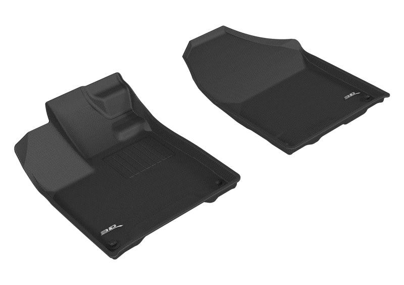 3D MAXpider 2017-2020 Honda Ridgeline Kagu 1st Row Floormat - Black | Too Fast Autoparts | Order Online