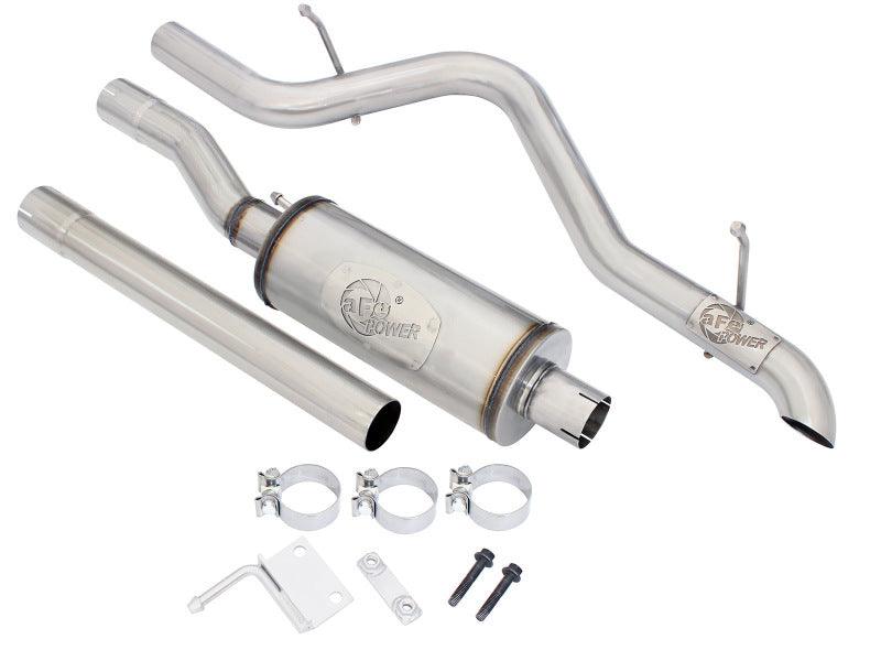 aFe MACHForce XP 2.5in SS-409 Cat-Back Exhaust 07-16 Jeep Wrangler (JK) V6-3.6L/3.8L (2-4 Door) | Too Fast Autoparts | Order Online