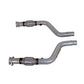 BBK 05-15 Dodge Challenger Charger Short Mid X Pipe w/Catalytic Converters 2-3/4 For LT Headers