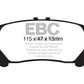 EBC 10+ Lexus RX350 3.5 (Japan) Greenstuff Rear Brake Pads