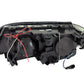 ANZO 2000-2003 BMW 3 Series E46 Projector Headlights w/ Halo Black | Too Fast Autoparts | Order Online | Canada & USA Shipping