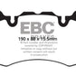 EBC 13+ Land Rover Range Rover 3.0 Supercharged Yellowstuff Front Brake Pads
