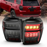 ANZO 2014-2020 Toyota 4Runner T.L Black Housing Smoke Lens Red Light Bar W/Sequential | Too Fast Autoparts | Order Online | Canada & USA Shipping
