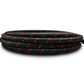 Vibrant -6 AN Two-Tone Black/Red Nylon Braided Flex Hose (10 foot roll)