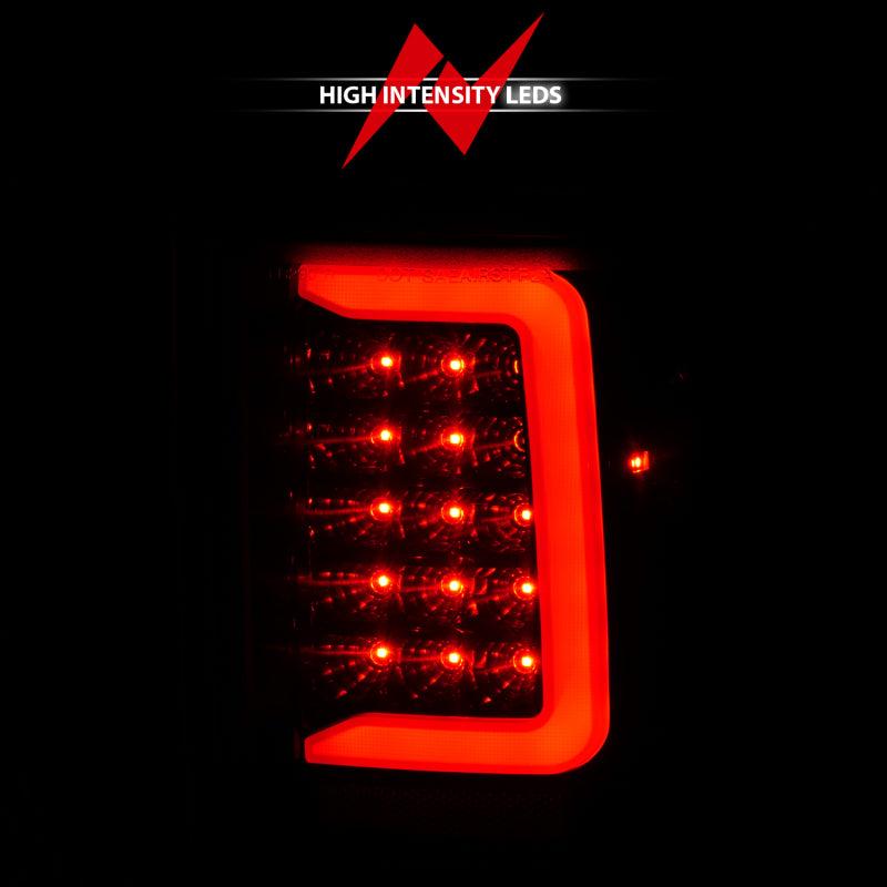ANZO 1993-1997 Ford  Ranger LED Tail Lights w/ Light Bar Black Housing Clear Lens | Too Fast Autoparts | Order Online | Canada & USA Shipping