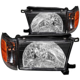 ANZO 1999-2002 Toyota 4Runner Crystal Headlights Black | Too Fast Autoparts | Order Online | Canada & USA Shipping