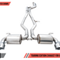 AWE Tuning 2020 Toyota Supra A90 Non-Resonated Touring Edition Exhaust - 5in Chrome Silver Tips