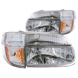 ANZO 1995-2001 Ford Explorer Crystal Headlights Chrome w/ Corner Lights 2pc | Too Fast Autoparts | Order Online | Canada & USA Shipping