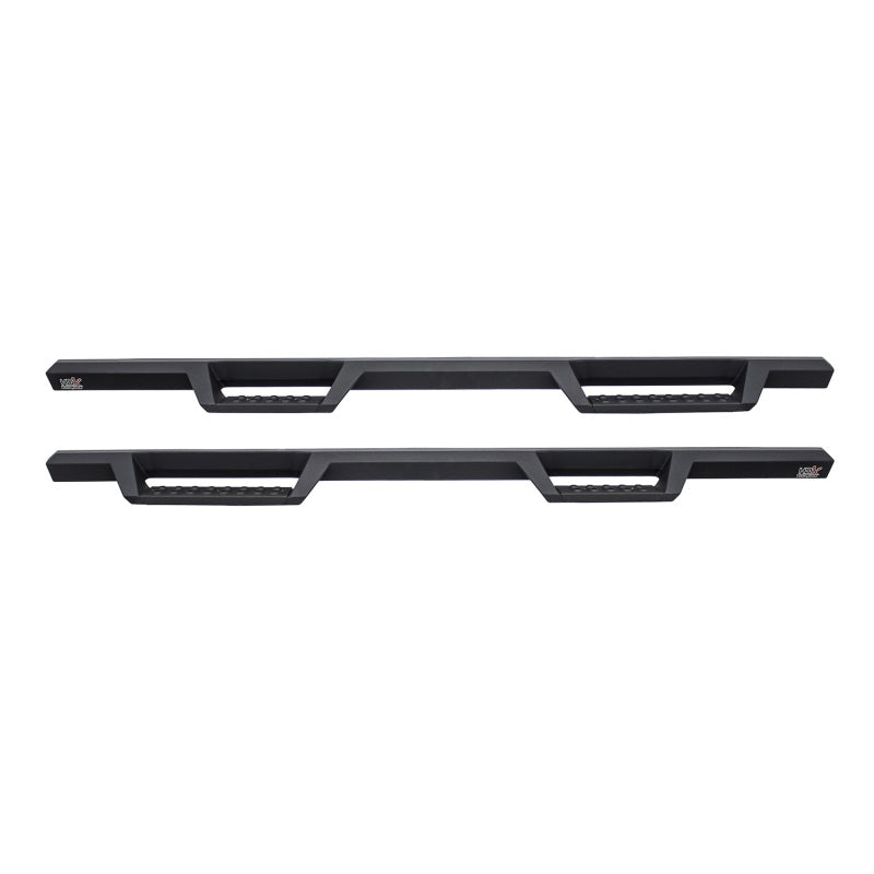 Westin/HDX 07-18 Chevy/GMC Silv/Sierra 15/25/3500 Ext/Dbl Drop Nerf Step Bars - Noir texturé