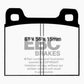 EBC 73-77 Porsche 911 2.7L Redstuff Front/Rear Brake Pads