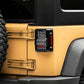 Raxiom 07-18 Jeep Wrangler JK Axial Series Lux LED Tail Lights- Black Housing (Clear Lens)