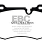 EBC 09-14 Mini Hardtop 1.6 Turbo J.C Works Yellowstuff Front Brake Pads