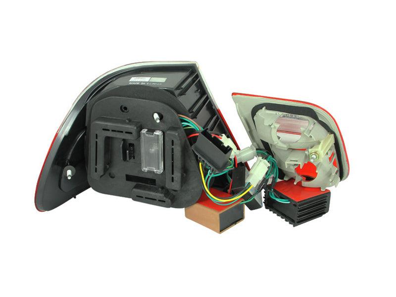 ANZO 2000-2003 BMW 3 Series E46 LED Taillights Red/Clear | Too Fast Autoparts | Order Online | Canada & USA Shipping