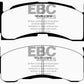 EBC 73-74 Buick Apollo 4.1 Redstuff Front Brake Pads