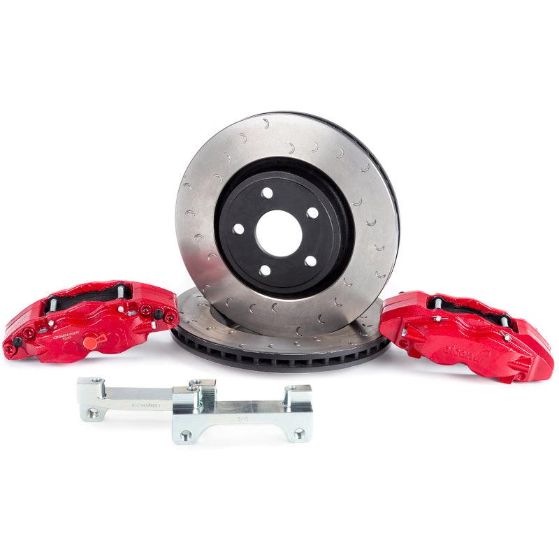 Alcon 2018+ Jeep JL 350x32mm Rotors 6-Piston Red Calipers Front Brake Upgrade Kit | Too Fast Autoparts | Order Online